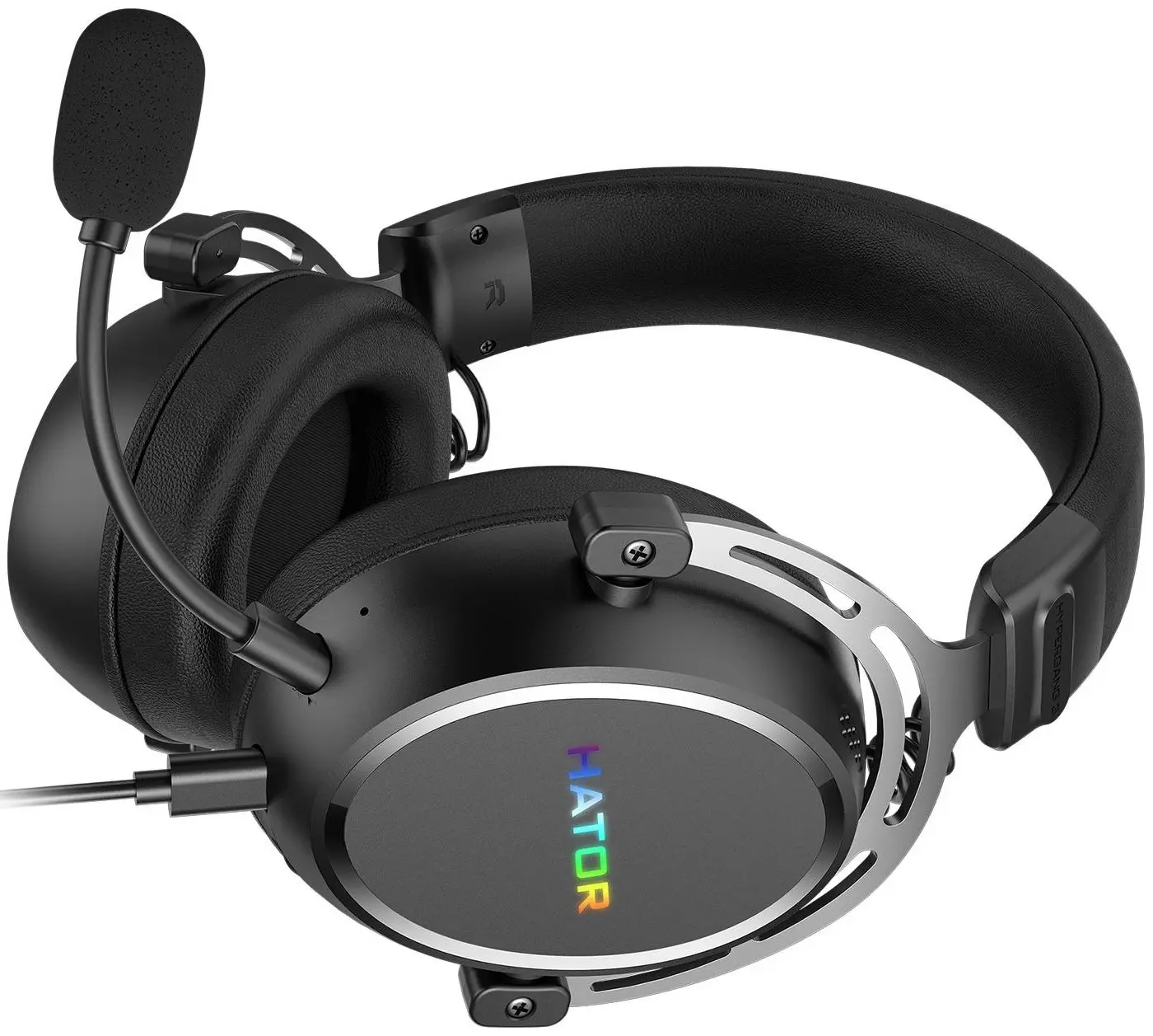 Casti Hator Hypergang 3 USB (Black)