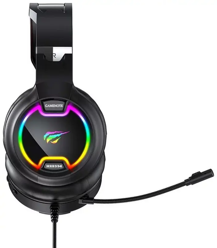 Casti Havit Gamenote H2233D (Black/Red) - 3