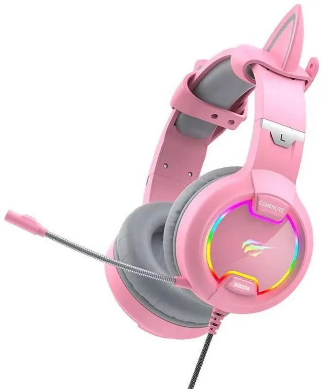 Наушники Havit Gamenote H2233d (Pink)