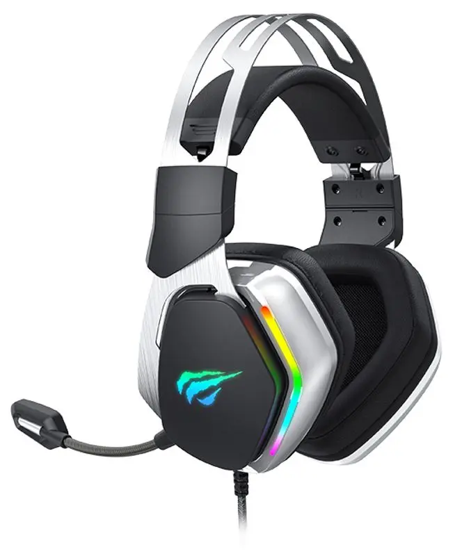 Casti Havit H2018U (Black/Silver) - 4