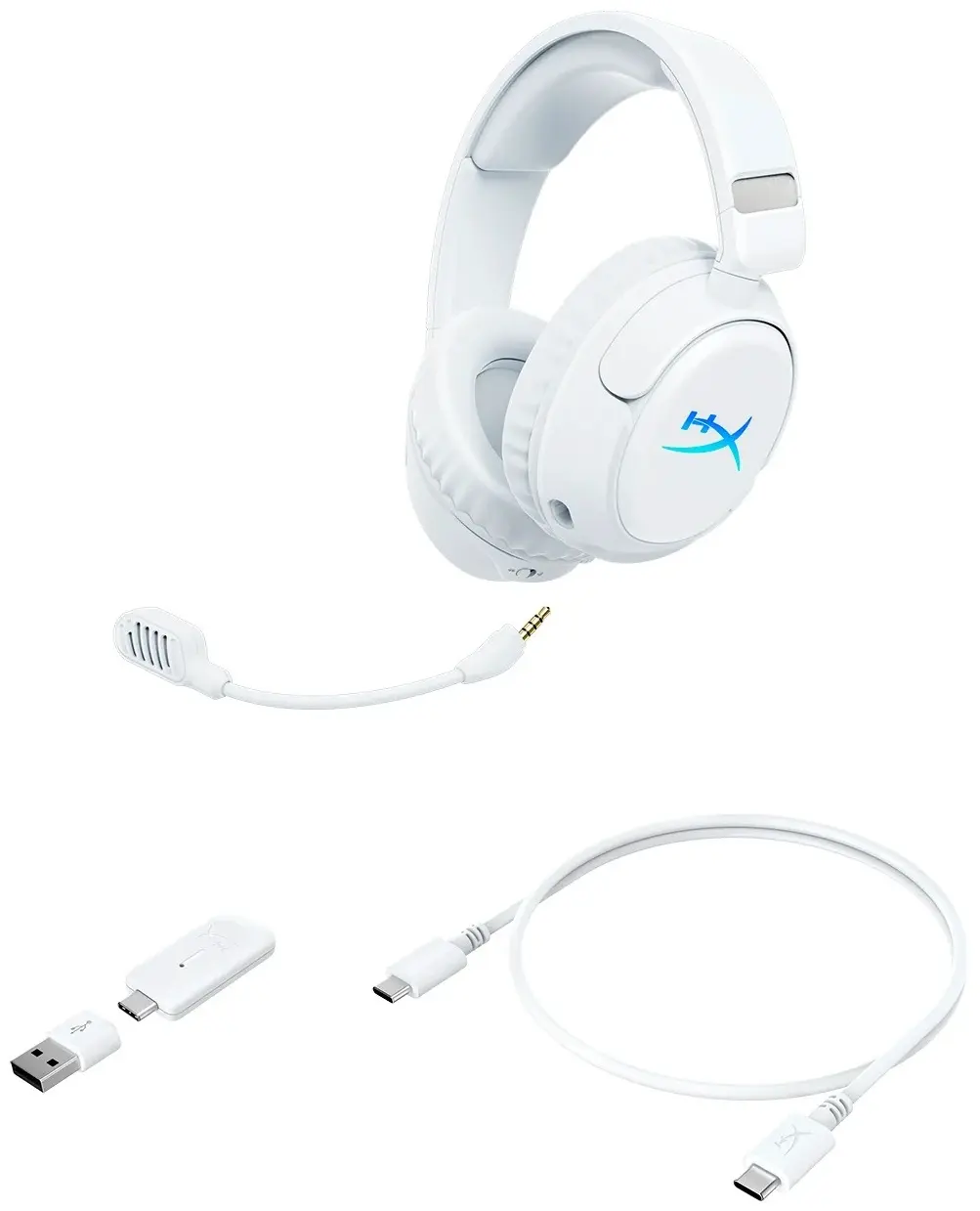 Беспроводные наушники HyperX Cloud Flight 2 (White) - 9