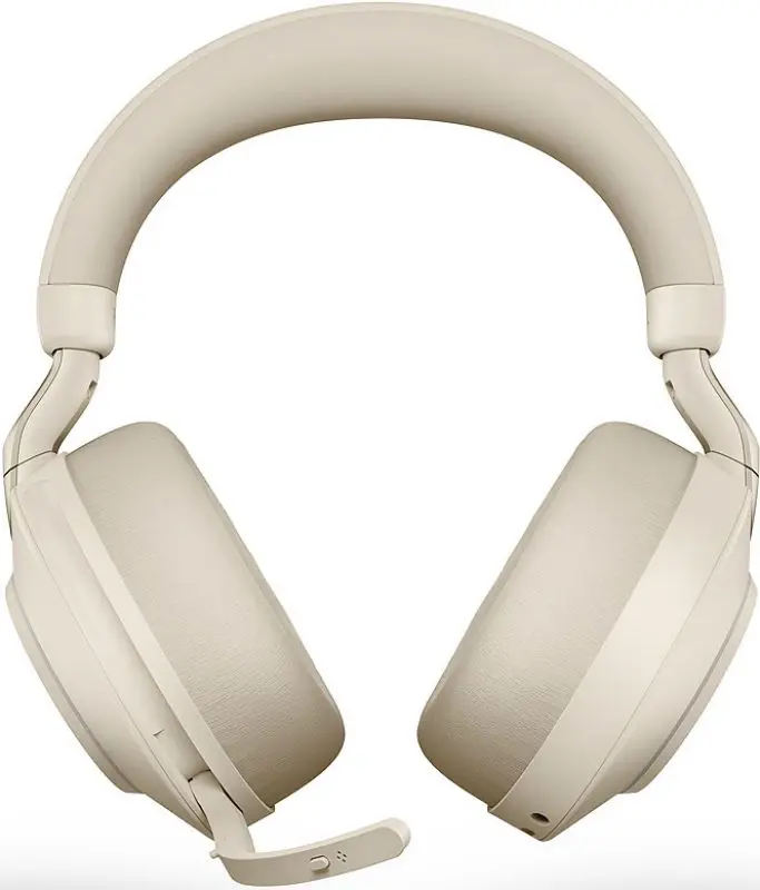 Casti fara fir Jabra Evolve2 85 MS (Beige)