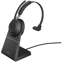 Беспроводные наушники + зарядная станция Jabra Evolve2 65 MS USB C (Black)