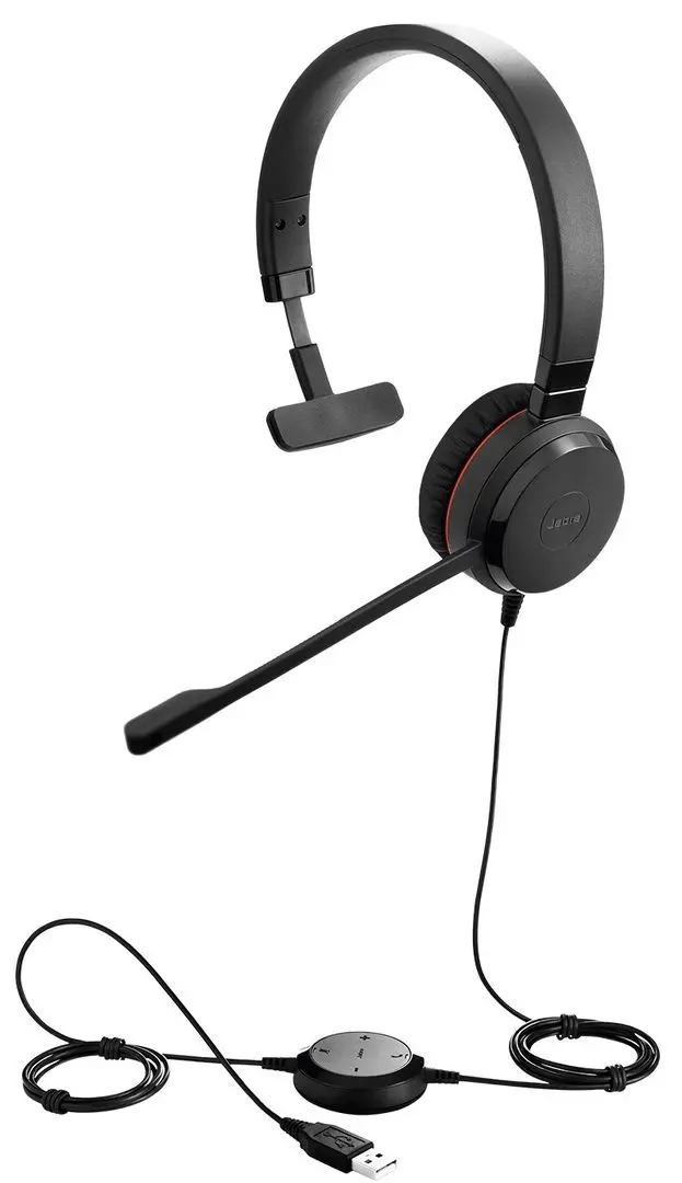 Casca mono Jabra Evolve 20SE MS Mono (Black)