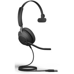 Моногарнитура Jabra Evolve2 40 SE USB-A MS Mono (Black) Thumb