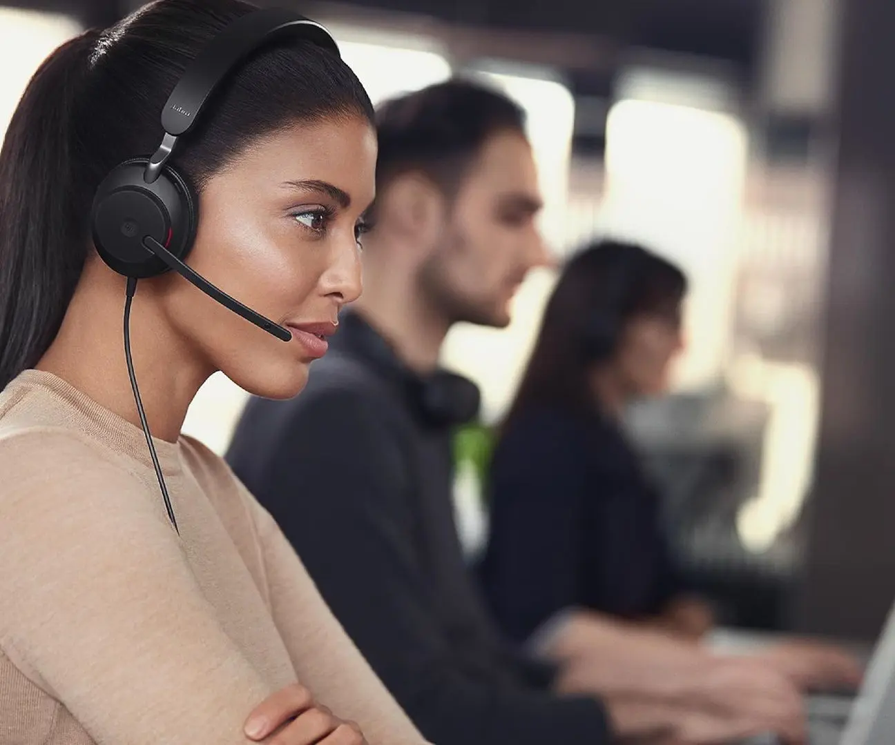 Моногарнитура Jabra Evolve2 40 SE USB-A MS Mono (Black)