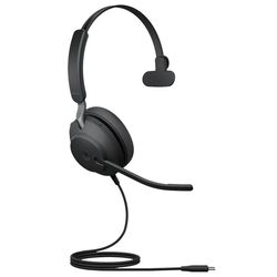 Моногарнитура Jabra Evolve2 40 SE USB-C MS Mono (Black) Thumb