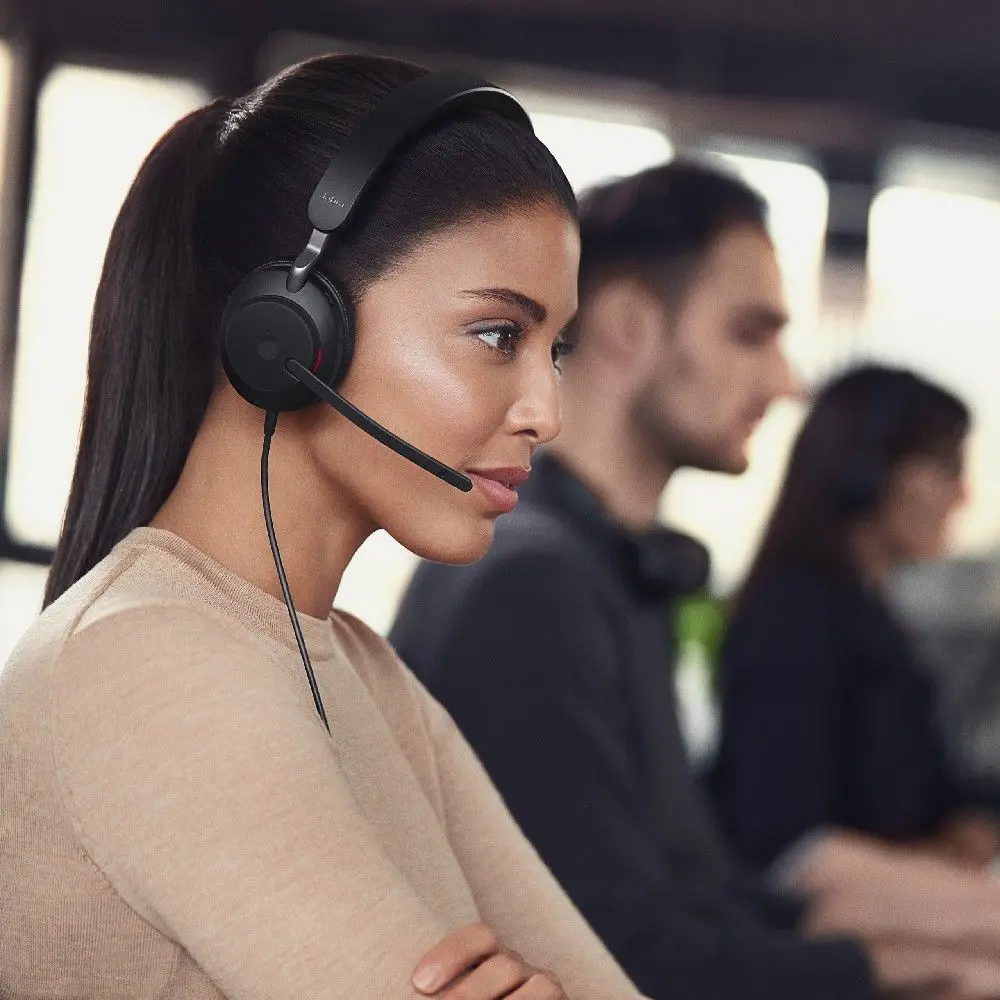 Casca mono Jabra Evolve2 40 USB-A MS Teams Mono (Black)