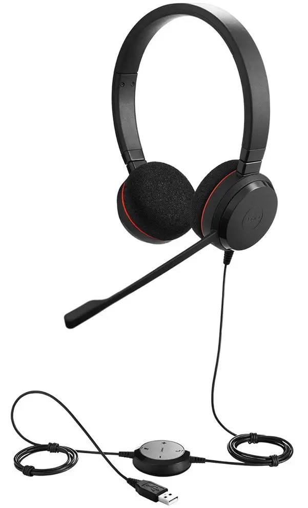 Casti Jabra Evolve 20 MS Stereo (Black)