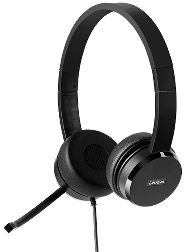 Casti Lenovo 100 Stereo (Black)