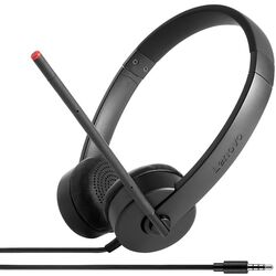 Casti Lenovo Essential Stereo Analog Headset (Black) Thumb