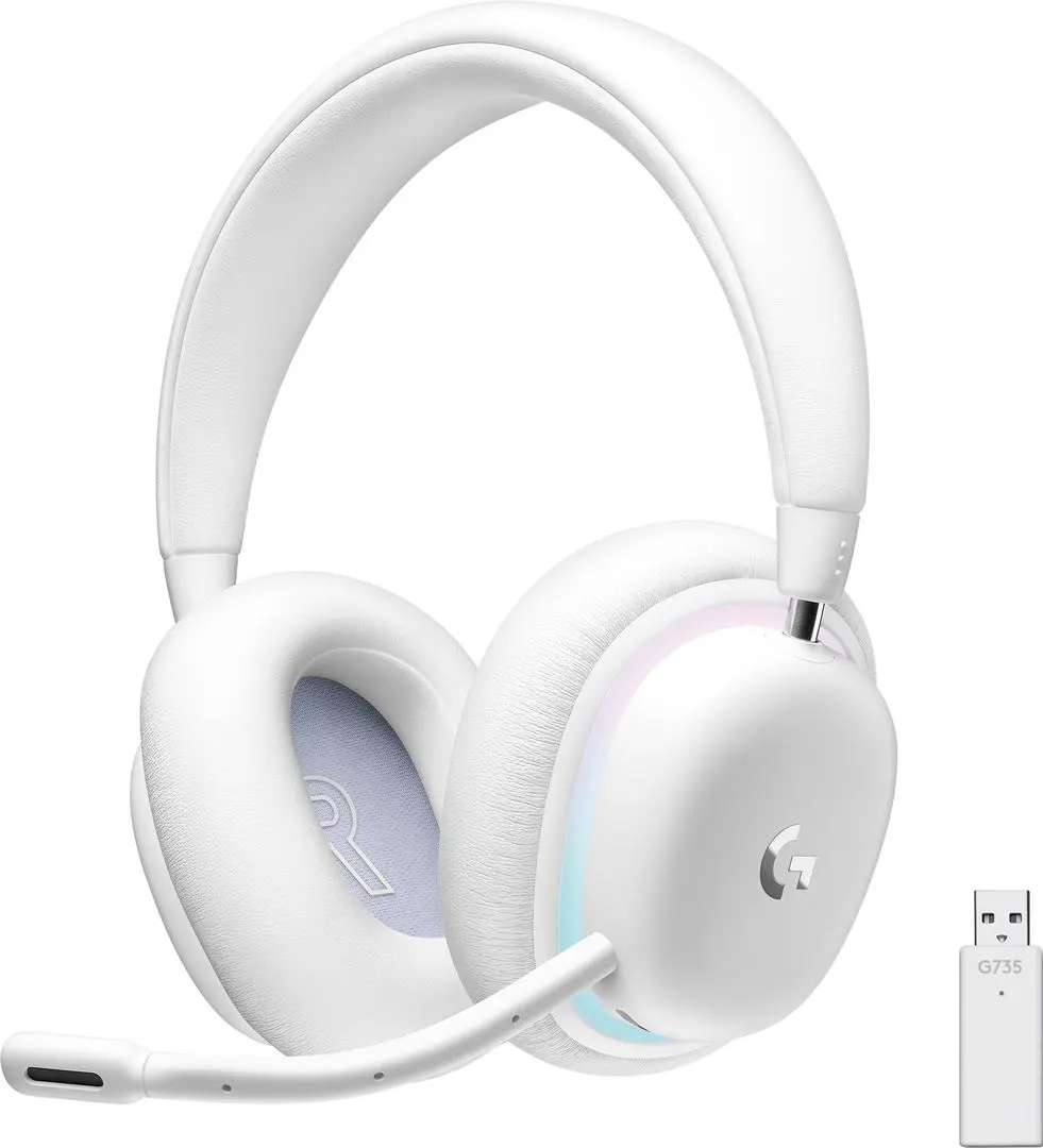 Casti fara fir Logitech G735 (White)
