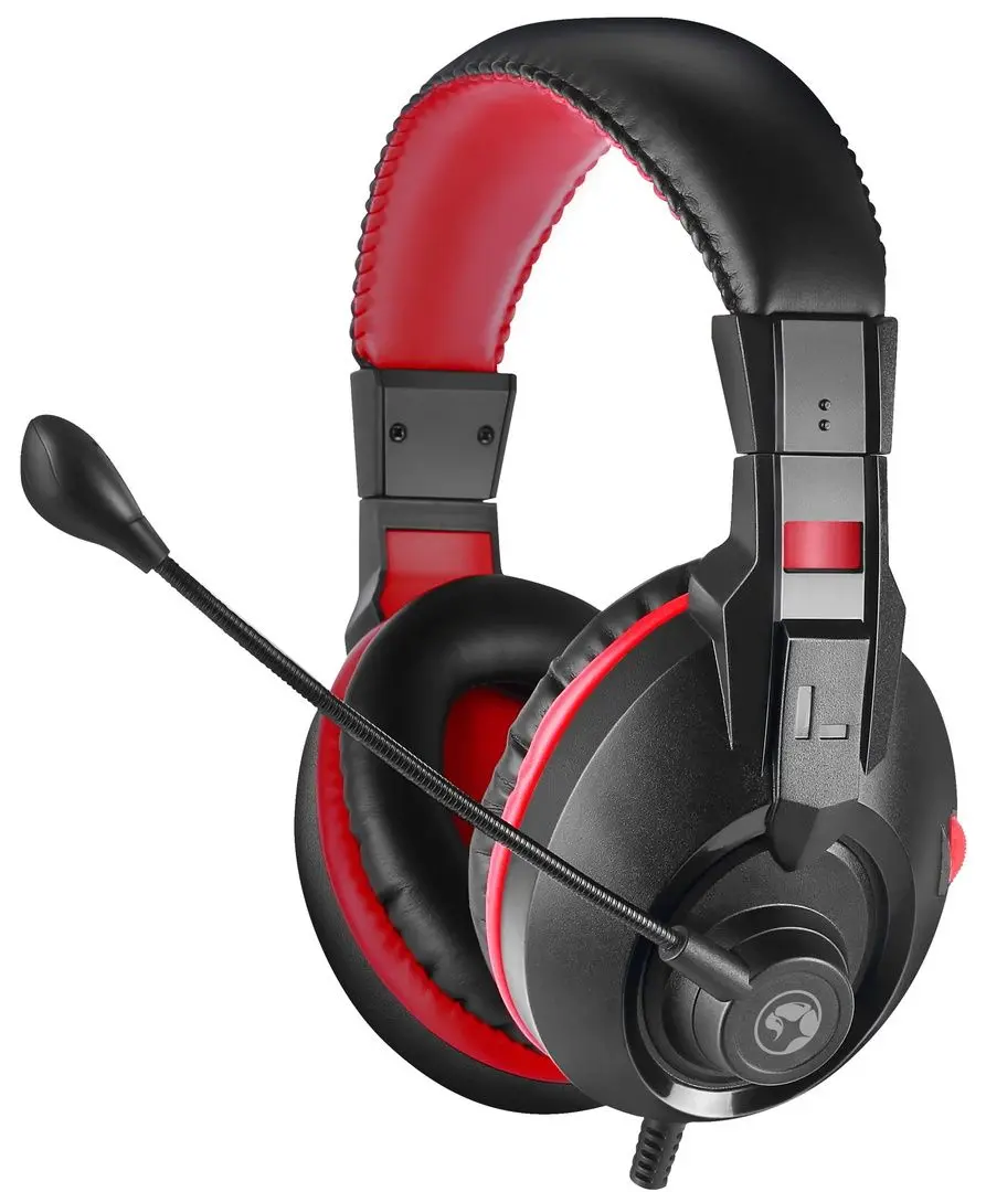 Casti Marvo HG8321S (Black/Red)