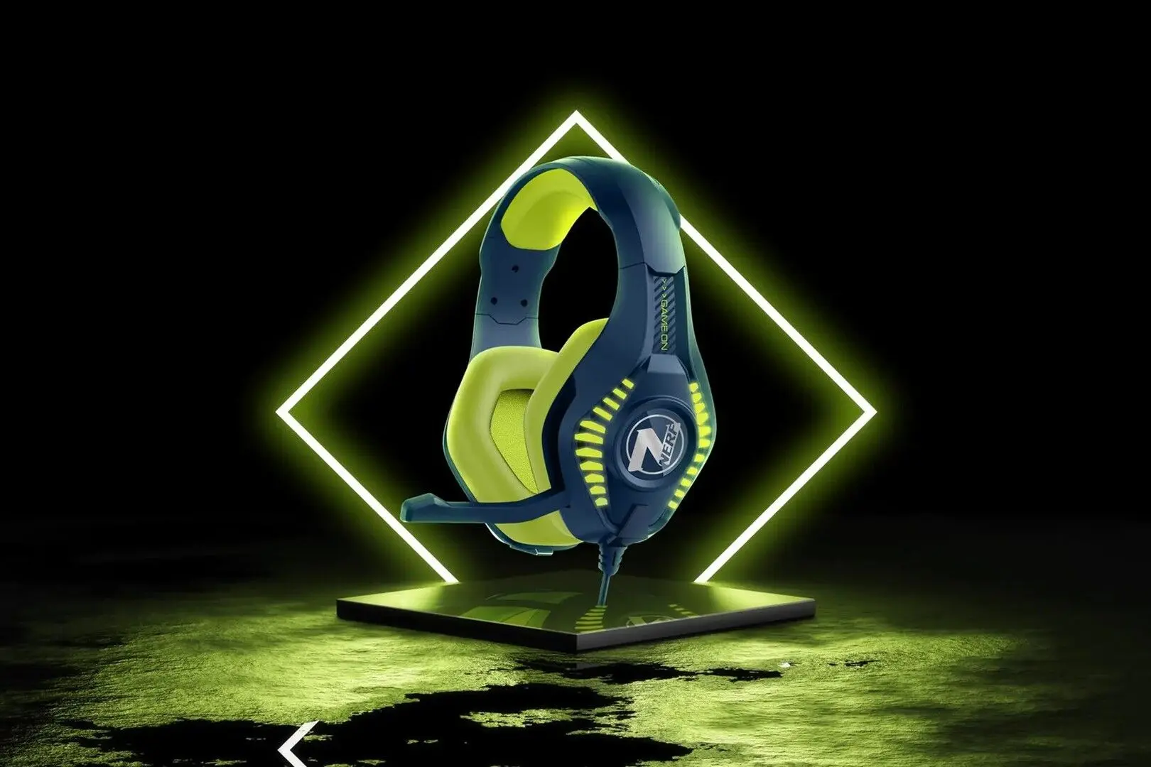 Casti OTL Technologies Nerf Pro Game on G5 (Blue/Green)