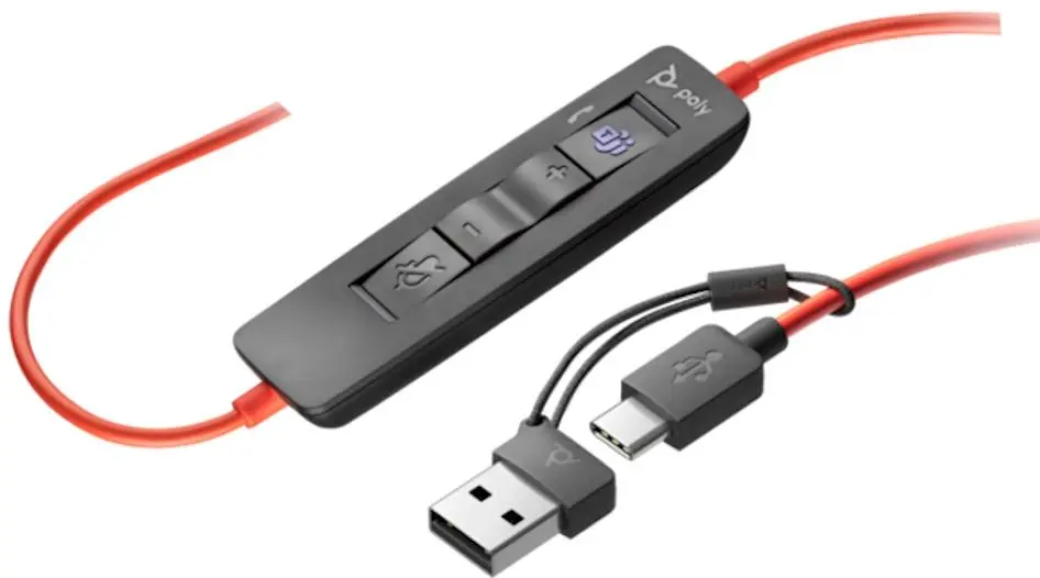 Casca mono Plantronics Poly Blackwire 3310 (Black)