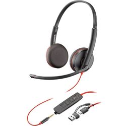 Casti Plantronics Poly Blackwire 3225 (Black)
