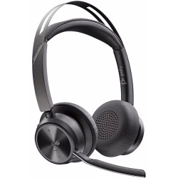 Беспроводные наушники + зарядная станция Poly Voyager Focus 2 MS 9T9J6AA (Black) Thumb