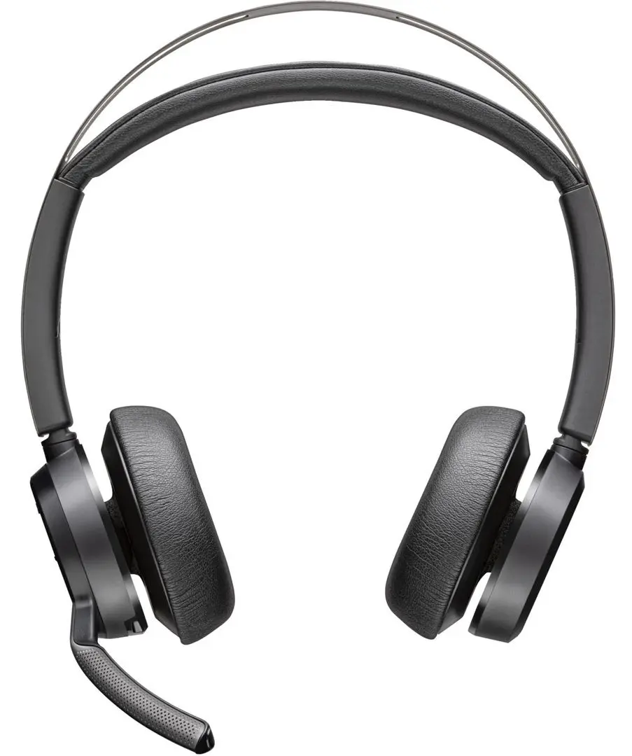 Беспроводные наушники + зарядная станция Poly Voyager Focus 2 USB-A 77Y87AA (Black)