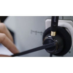 Casti binaurale Poly EncorePro HW520V (Black) Thumb