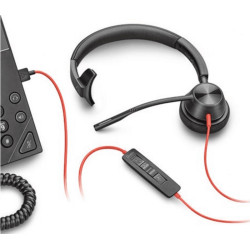 Casca mono Poly Blackwire 3315 76J14AA (Black) Thumb