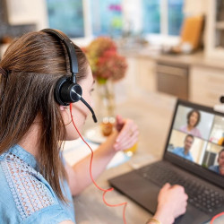 Casca mono Poly Blackwire 3315-M 76J15AA (Black) Thumb