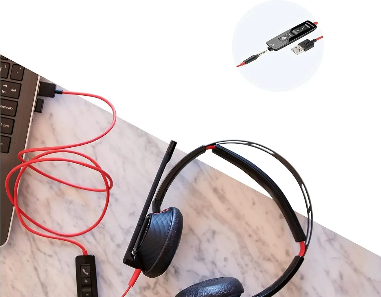 Casti Poly Blackwire 5220 (Black)