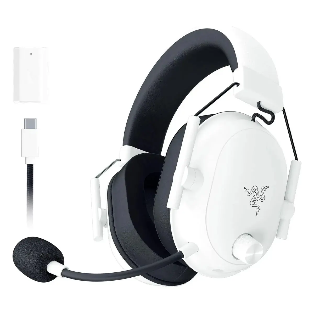 Casti Razer Blackshark V2 HyperSpeed (White) - 3