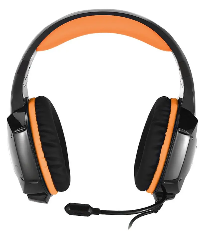 Casti Real-El GDX-7700 (Black/Orange)