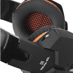 Casti Real-El GDX-7700 (Black/Orange) Thumb