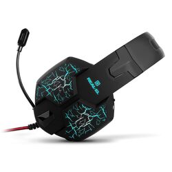 Casti Real-El GDX-7750 (Black/Red) Thumb