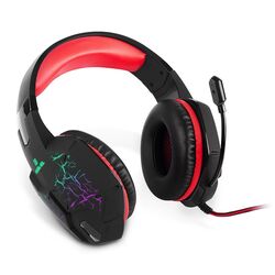 Casti Real-El GDX-7750 (Black/Red) Thumb