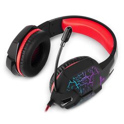 Casti Real-El GDX-7750 (Black/Red) Thumb