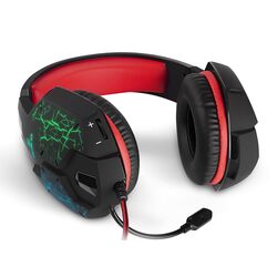 Casti Real-El GDX-7750 (Black/Red) Thumb