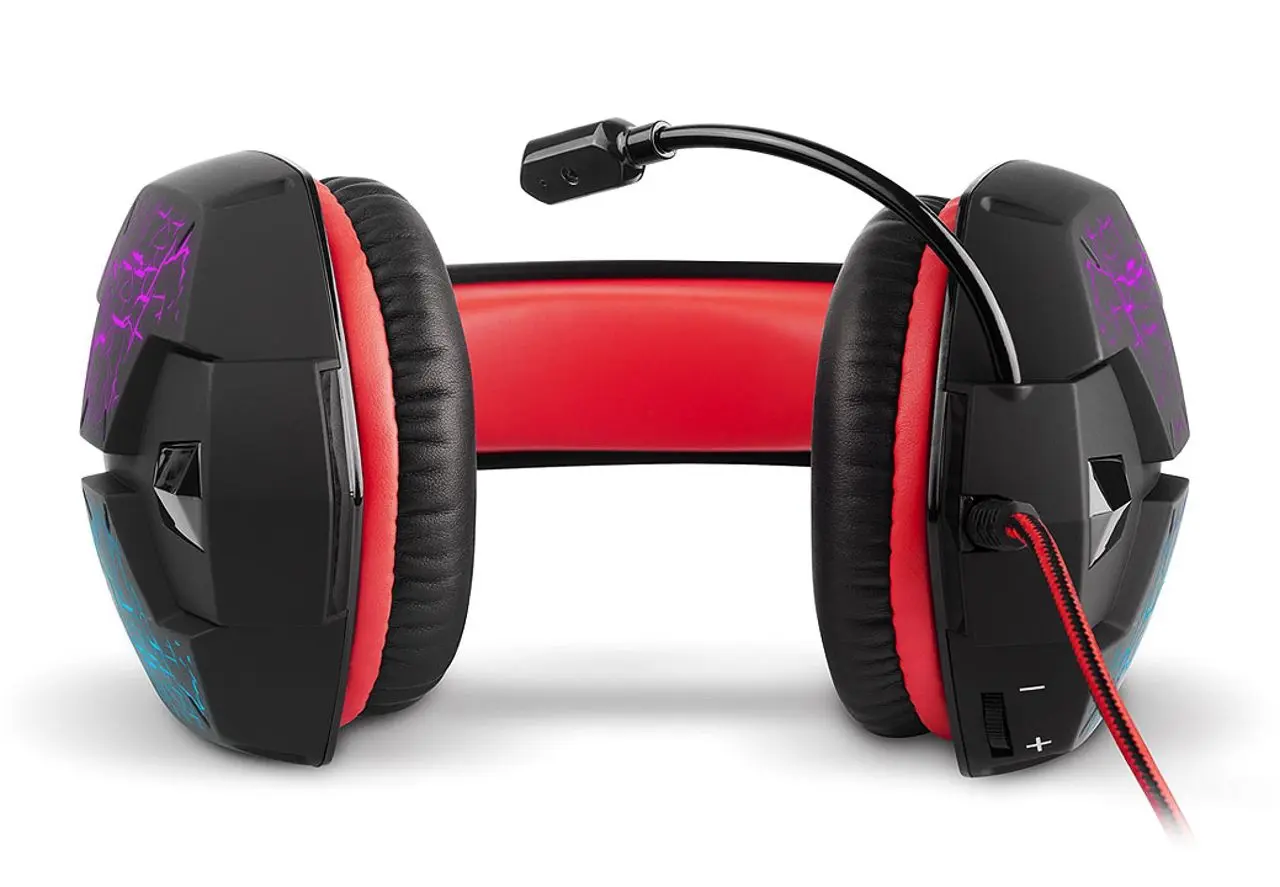 Casti Real-El GDX-7750 (Black/Red)