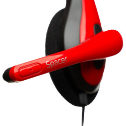 Casti Spacer SPK-507 (Black/Red) Thumb
