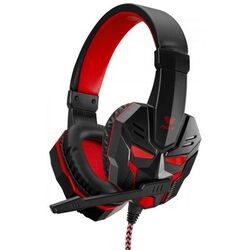 Casti Aula Prime Basic Gaming (Black/Red)