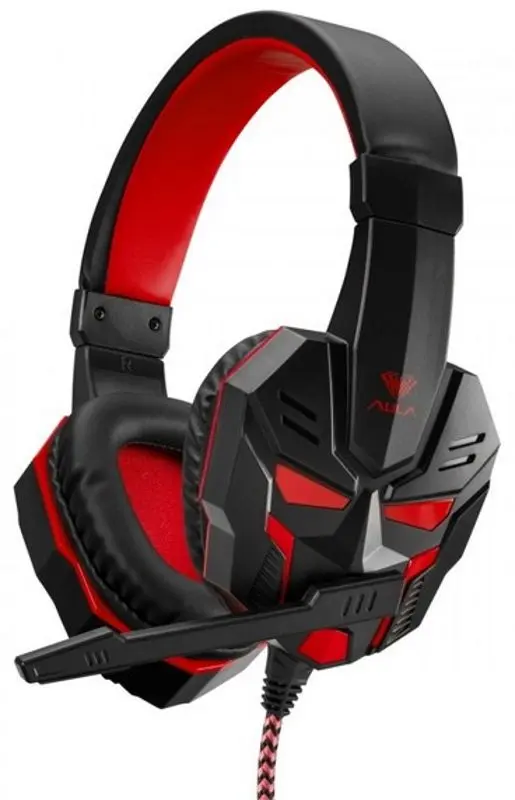 Casti Aula Prime Basic Gaming (Black/Red)