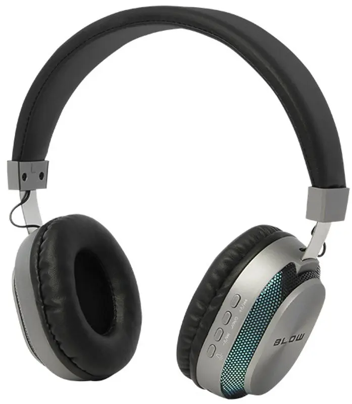 Беспроводные наушники Blow BTX500LED (Black/Silver)