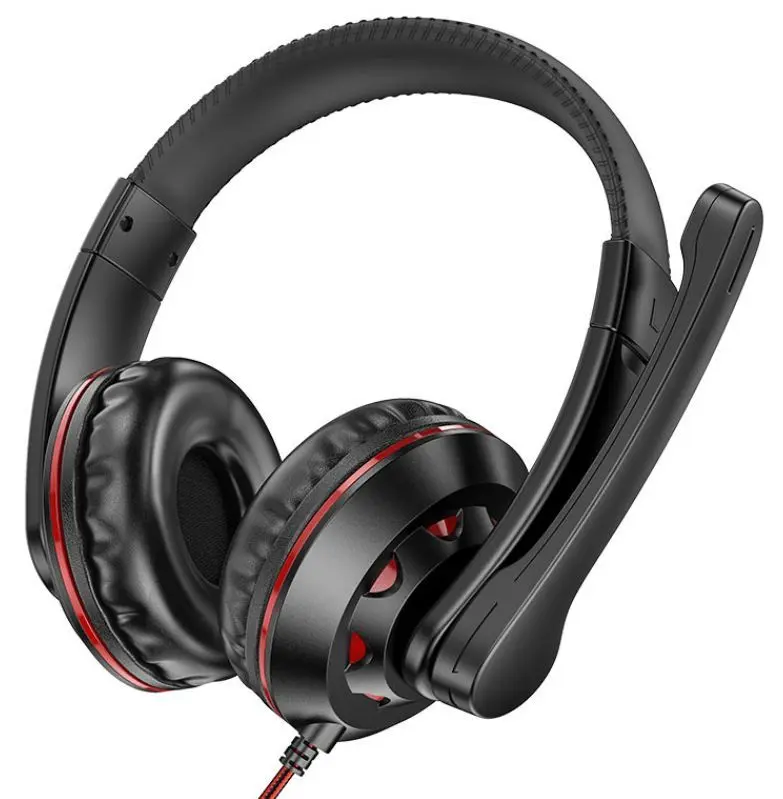 Casti Borofone BO102 Amusement (Black/Red)