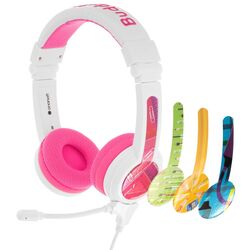 Casti pentru copii BuddyPhones School+ (Pink)