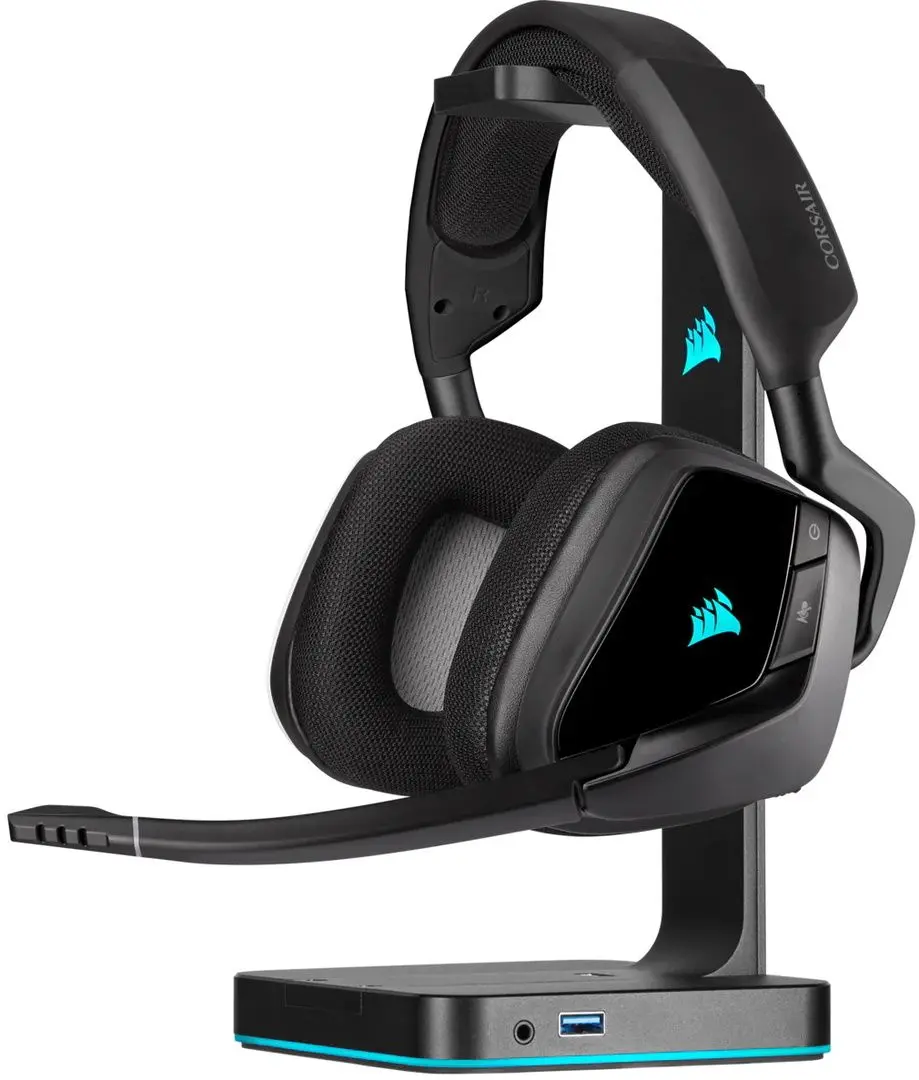 Casti fara fir Corsair Void RBG Elite Wireless Premium (Carbon)