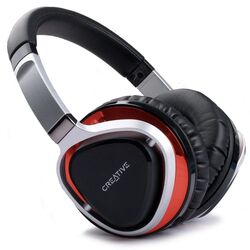 Casti Creative Aurvana Live!2 (Black/Red/Chrome)