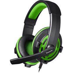 Casti Defender G-300 (Black/Green)