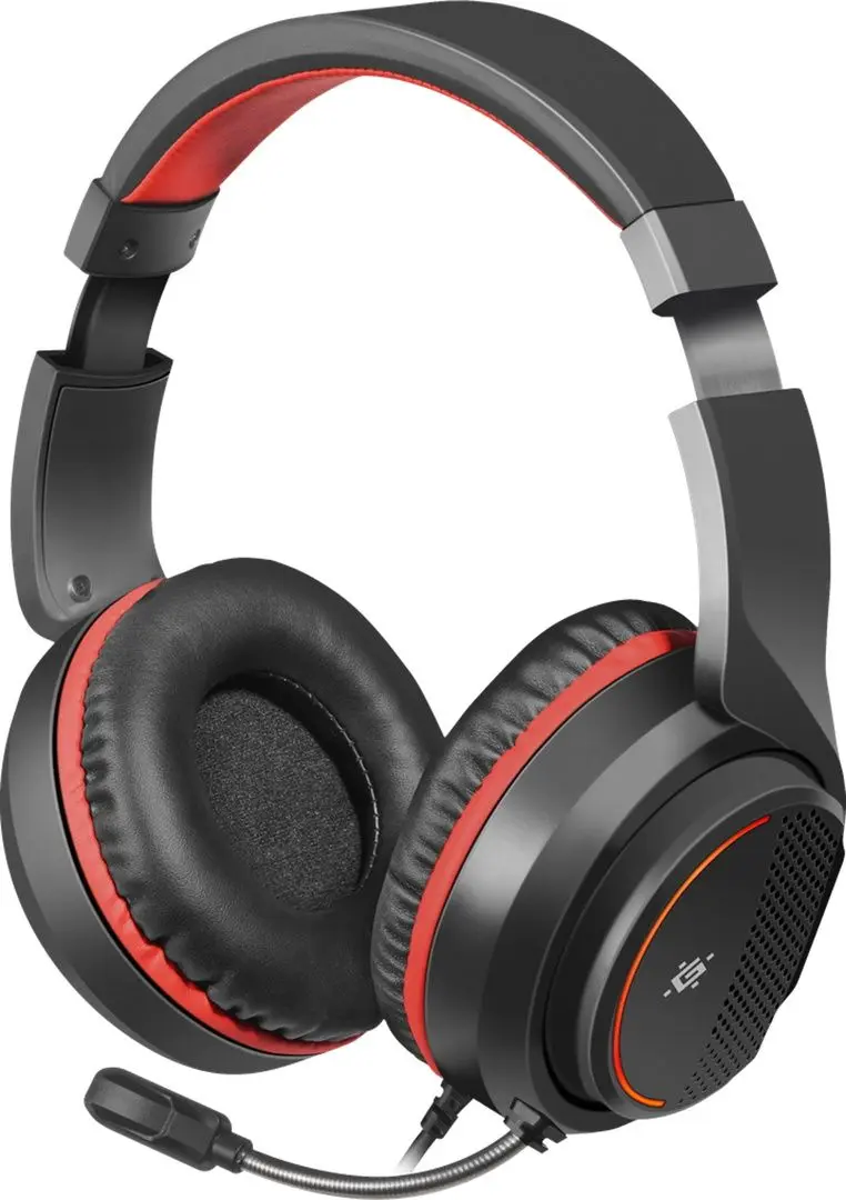 Casti Defender HeadsetApex (Black/Red)