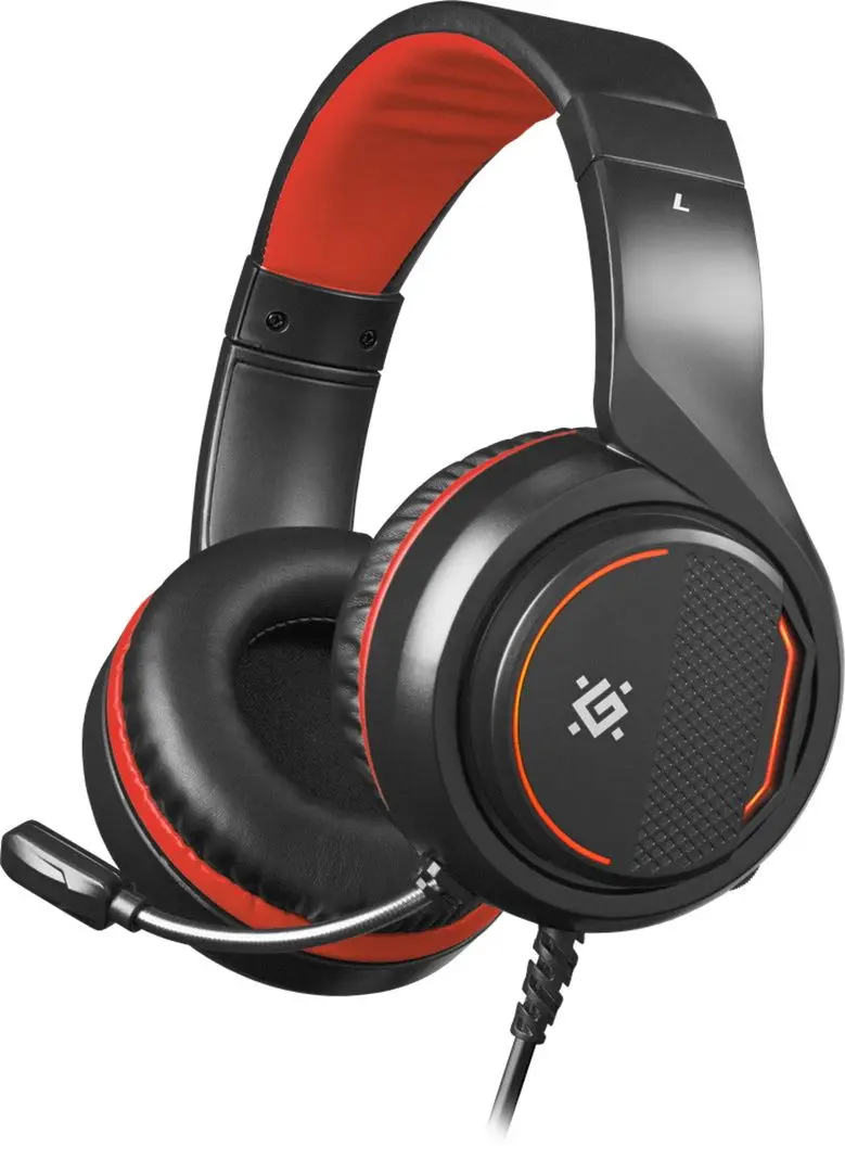 Casti Defender HeadsetApex (Black/Red)