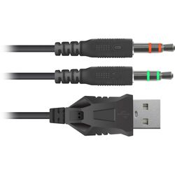 Casti Defender HeadsetApex (Black/Red) Thumb