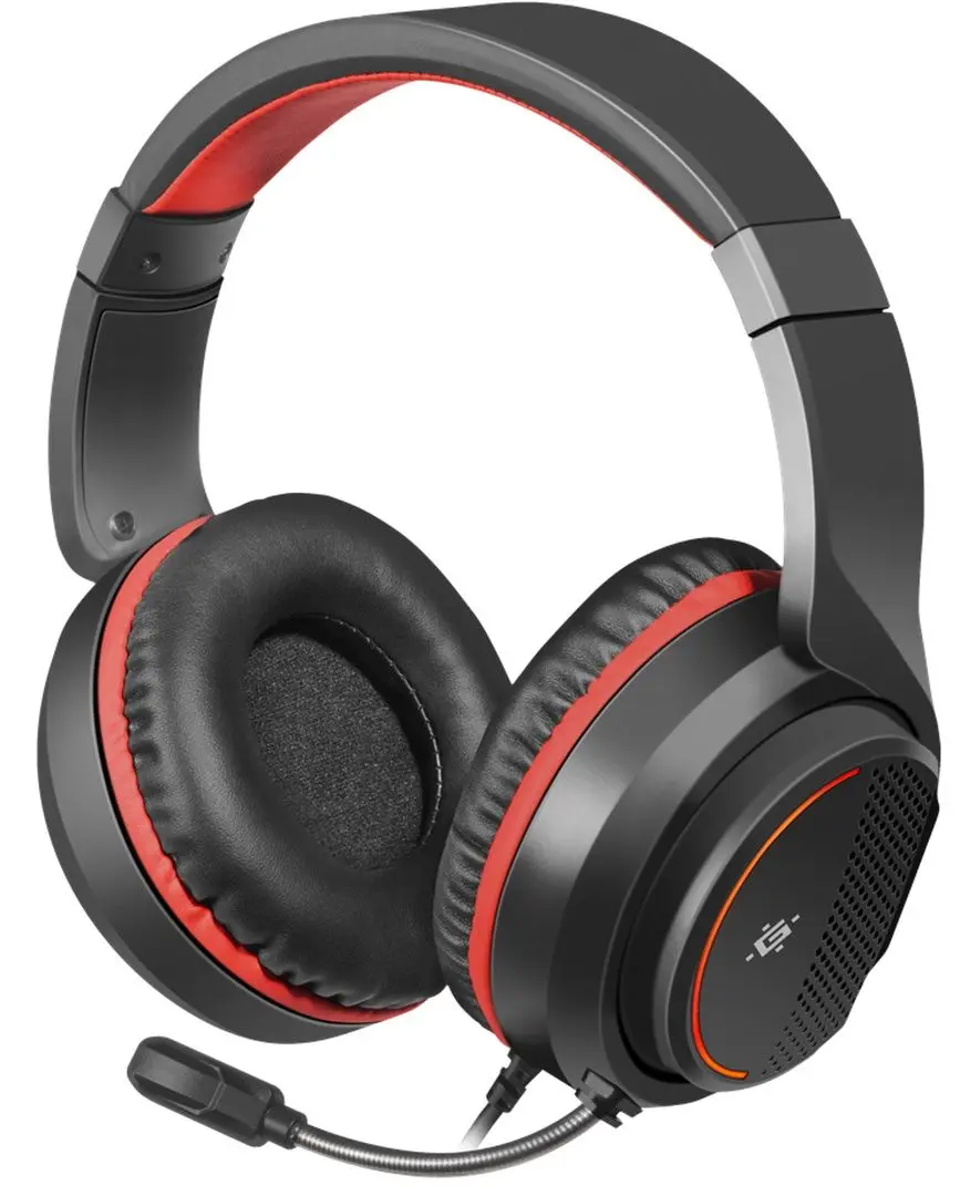 Casti Defender HeadsetApex (Black/Red)