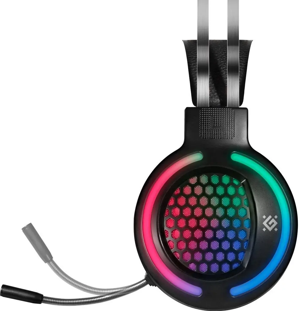 Casti Defender Pyro RGB (Black)
