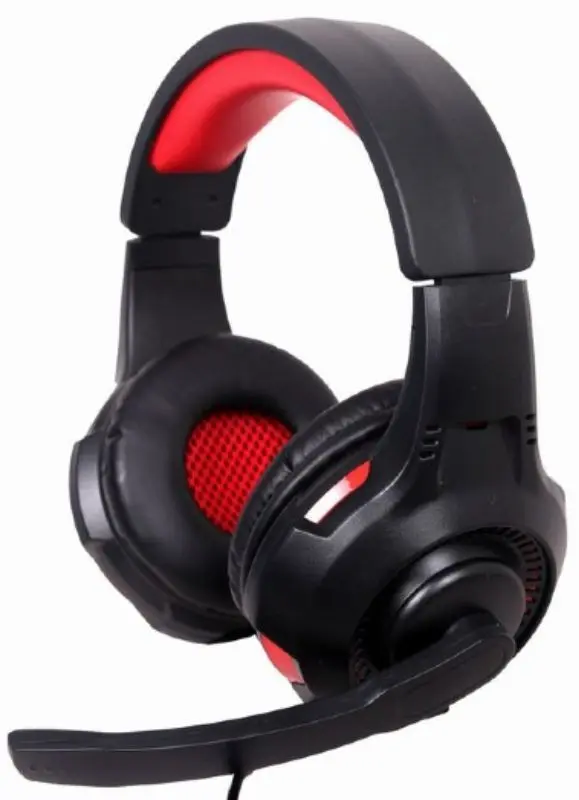 Casti Gembird GHS-U-5.1-01 (Black/Red)