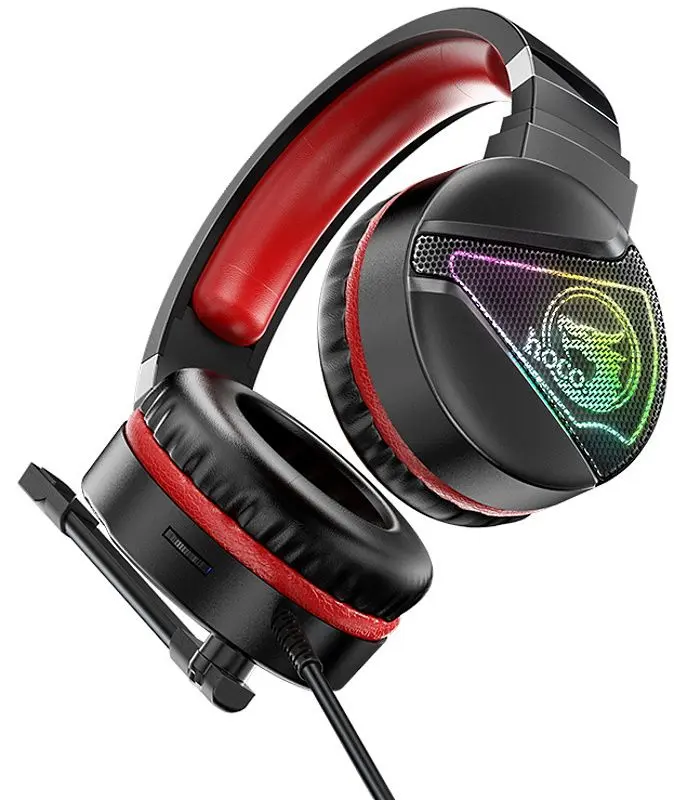 Casti Hoco W104 Drift Gaming (Red)